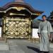 Me at Golden door gate inside Kencho-Temple